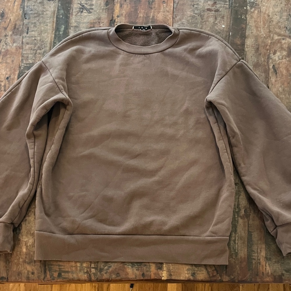 Diamond Leah Crewneck Sweater in Brown